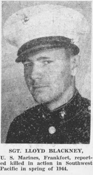 GySgt Lloyd C. Blackney Portrait