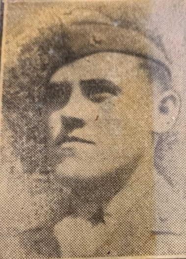 Pvt Albert Metras Portrait