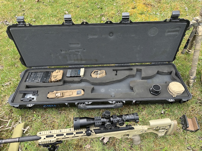 Marine holding rifle